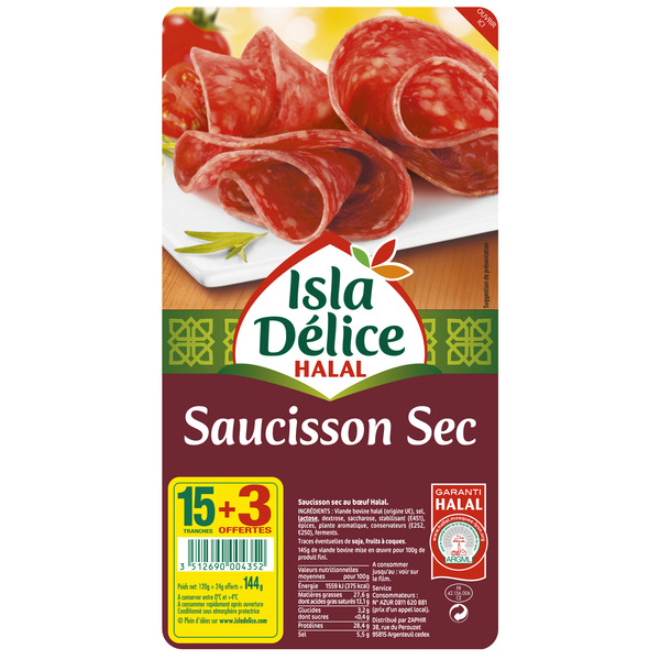 Saucisson sec halal