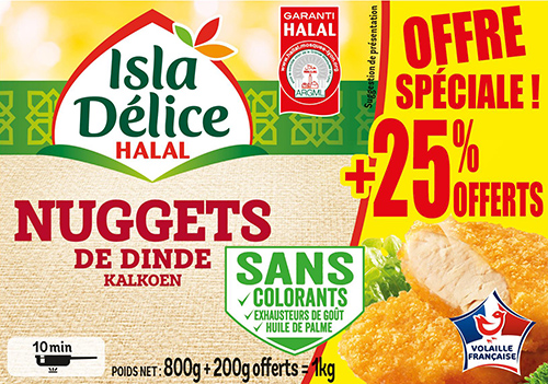 NUGGETS DE DINDE HALAL