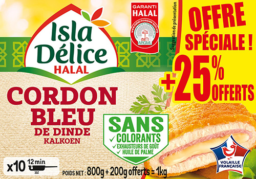 CORDON BLEU DE DINDE HALAL