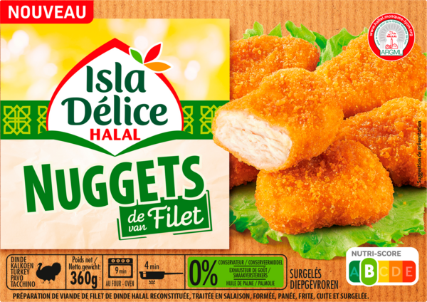 Nuggets surgelés halal