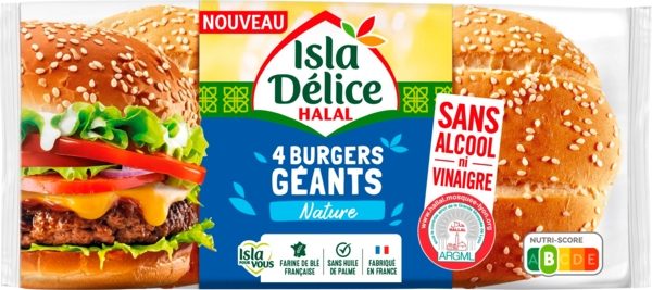  Pain Burger Géant Halal Isla Delice code EAN 3512690007155 