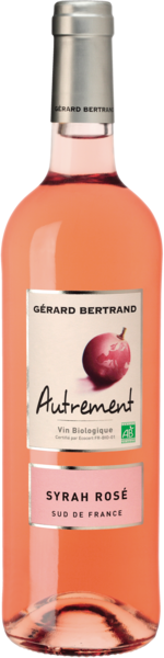 AUTREMENT BIO IGP PAYS D'OC SYRAH ROSÉ
AUTREMENT BIO code EAN 3514120104465 