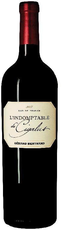  IGP(3) PAYS D’OC(2) L’INDOMPTABLE DE CIGALUS 2017. code EAN 3514120105400 