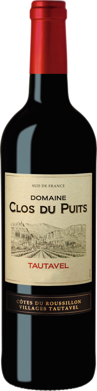 Domaine clos du puits AOP CÔTES DU ROUSSILLON VILLAGES TAUTAVEL ROUGE Domaine clos du puits 3514123101645 (3514123101645)