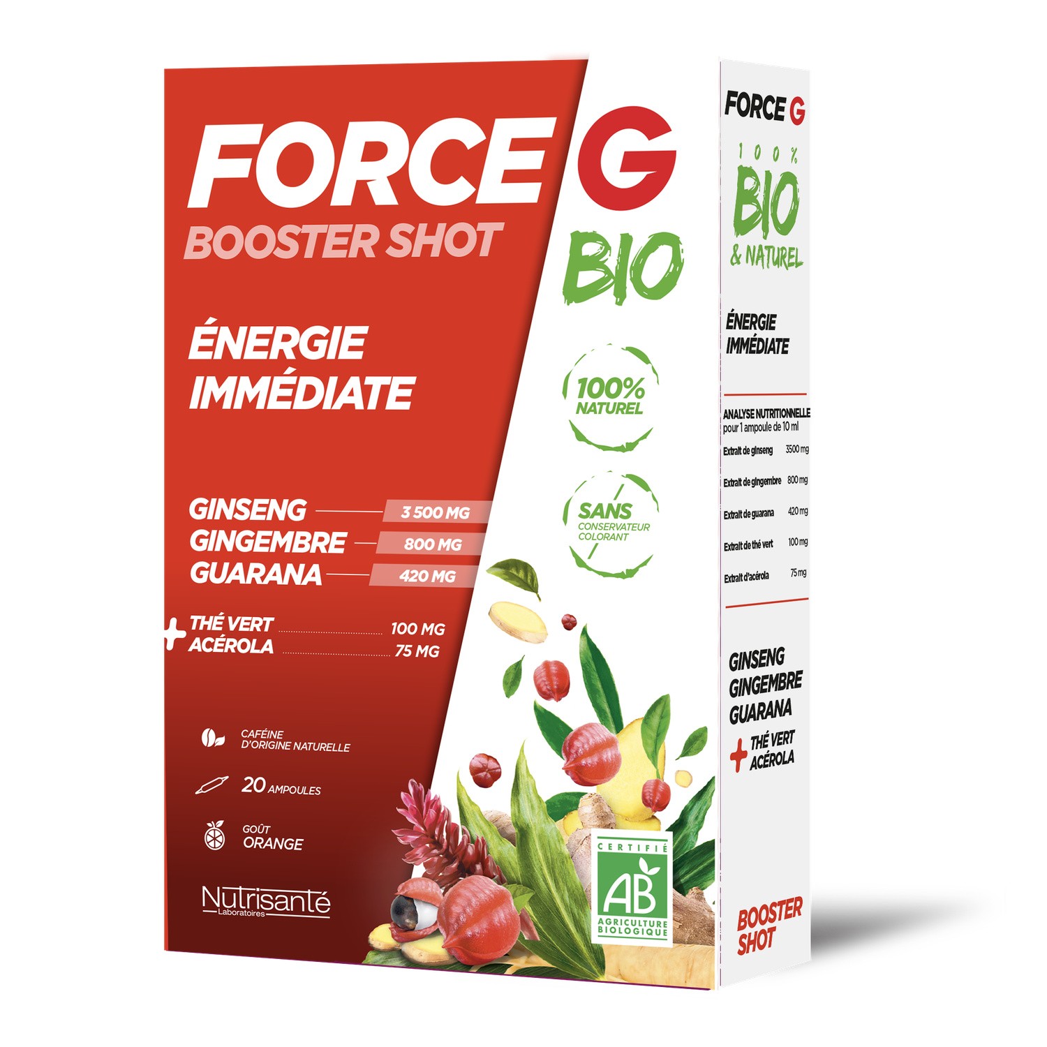 Complément alimentaire Force G Bio Booster Shot...
