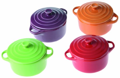 P9865 boîte de 4 cocottes ronde printemps