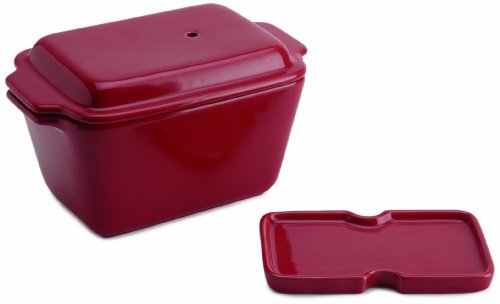 P9923r terrine à foie gras rouge