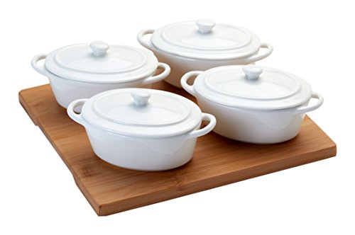 JD Diffusion A2238 Set Apéritif Cocotte Bambou/...