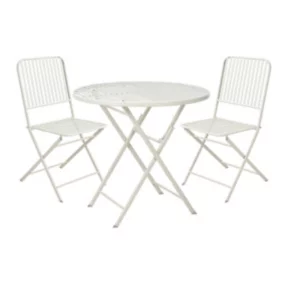  Ensemble table de jardin bistro ronde beige + 2 chaises code EAN 3517239847940 
