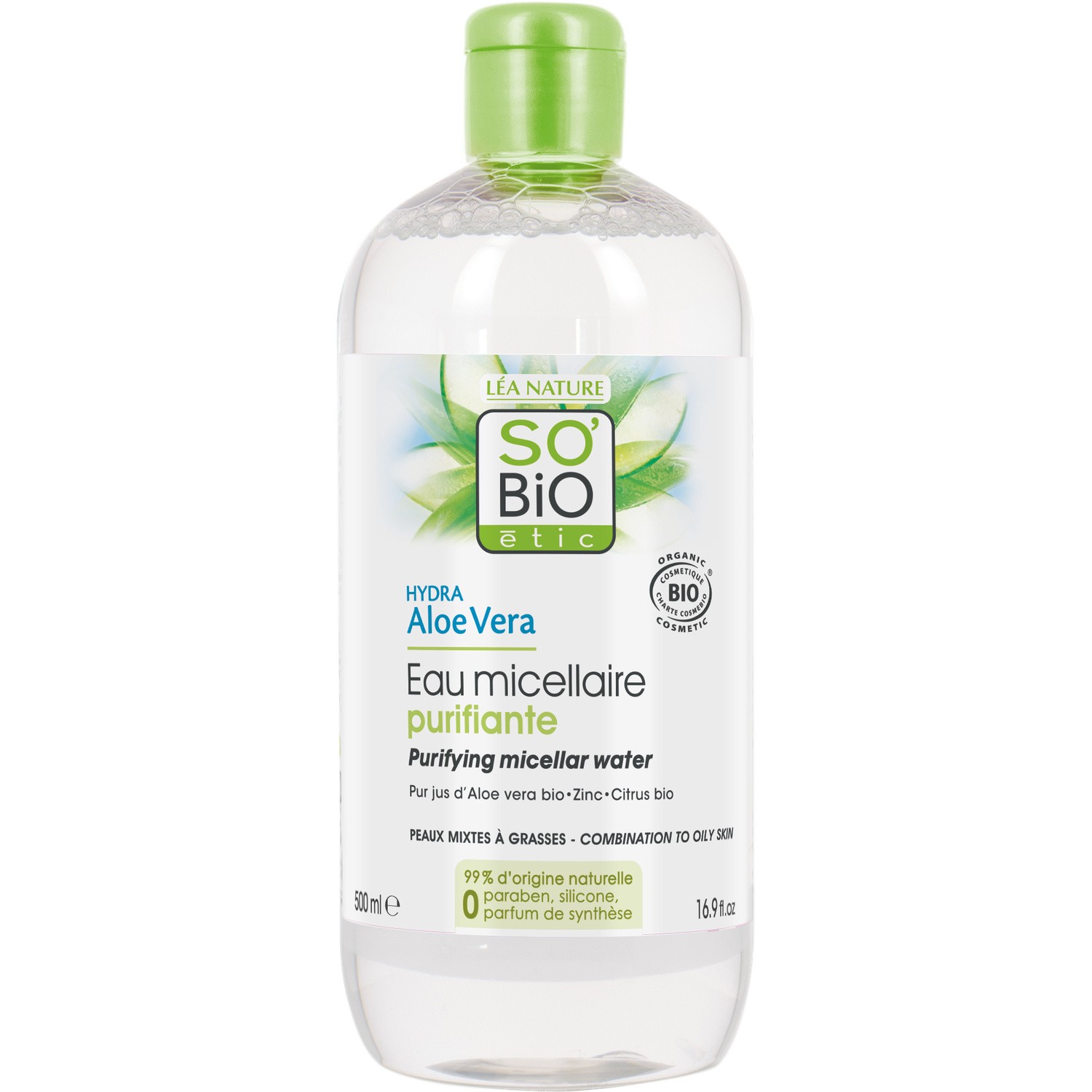 Eau micellaire aloe vera bio SO'BIO ETIC