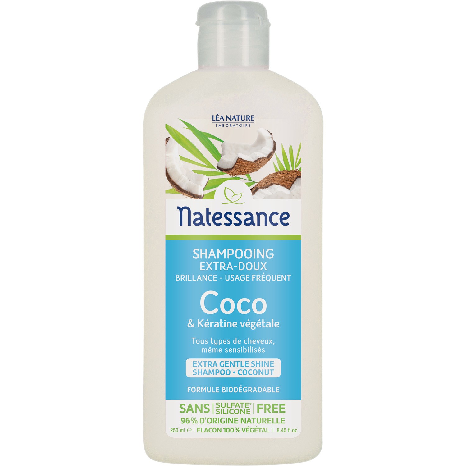 Shampooing Natessance Extra-doux pour tous type...