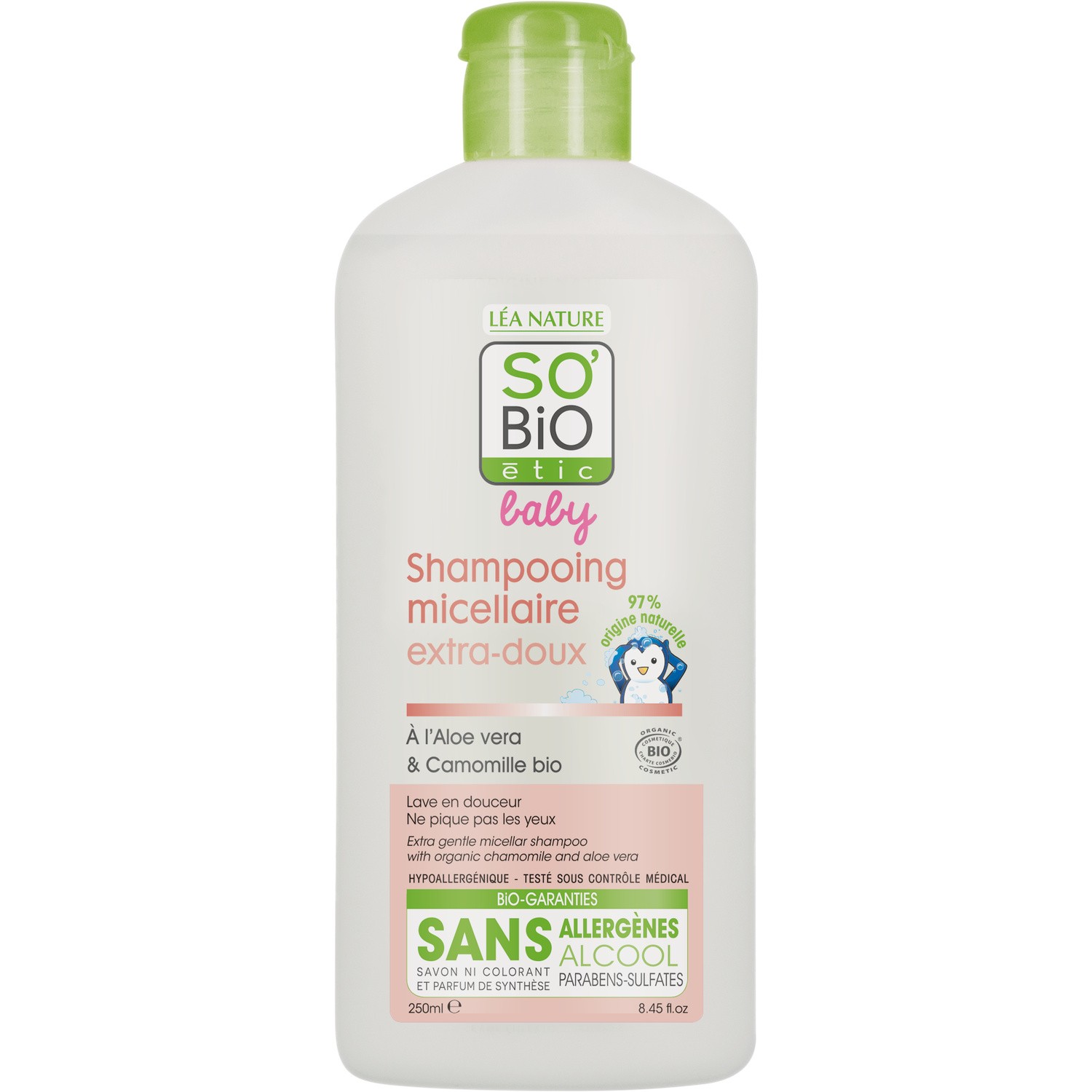 Shampooing baby micellaire so'Bio etic LEA NATURE