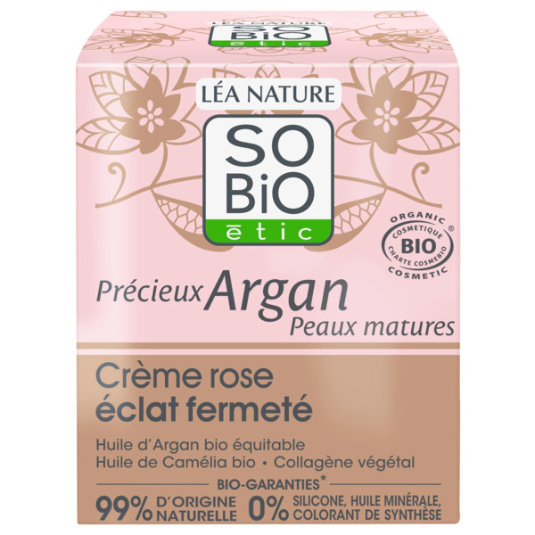  Crème Rose Éclat Fermeté Précieux Argan So Bio code EAN 3517360018110 