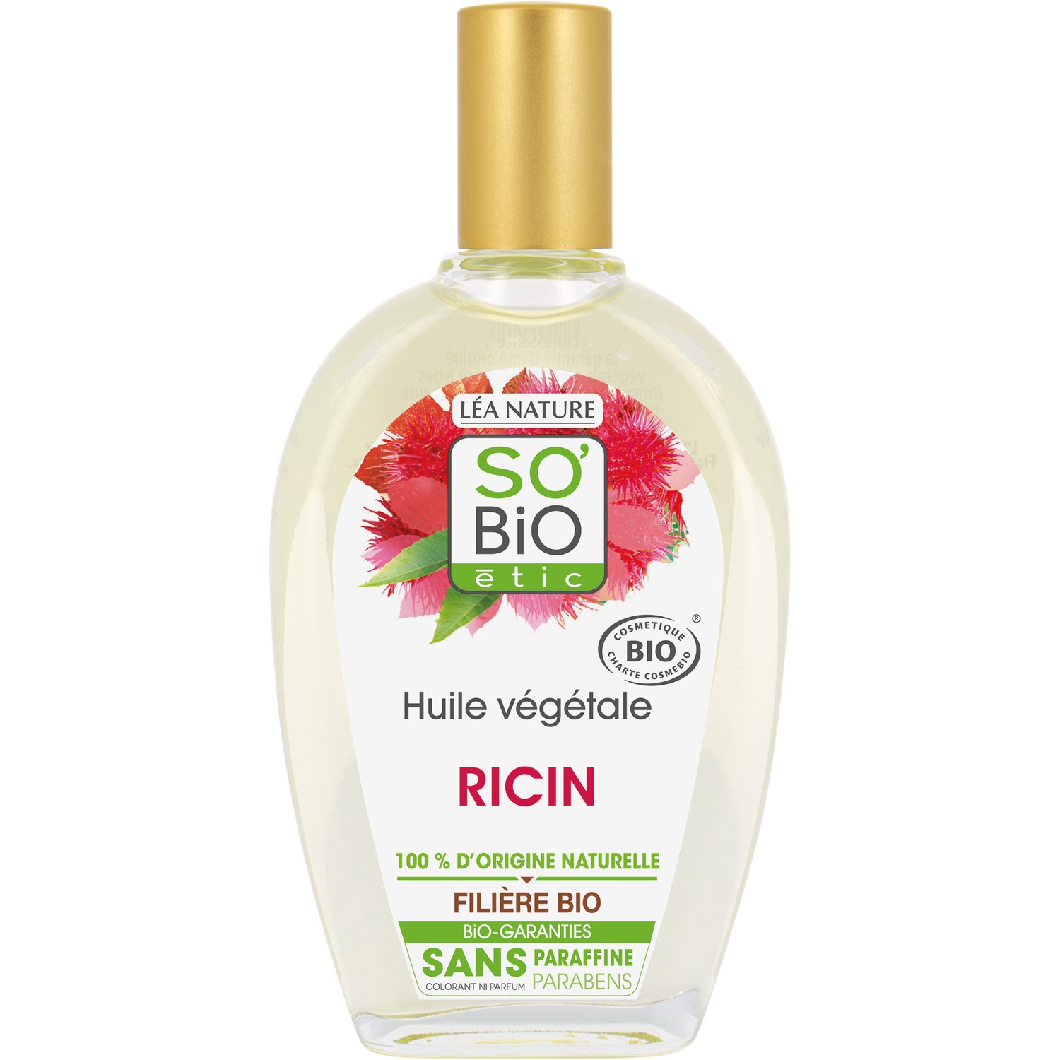 Huile ricin natuelle so'Bio LEA NATURE