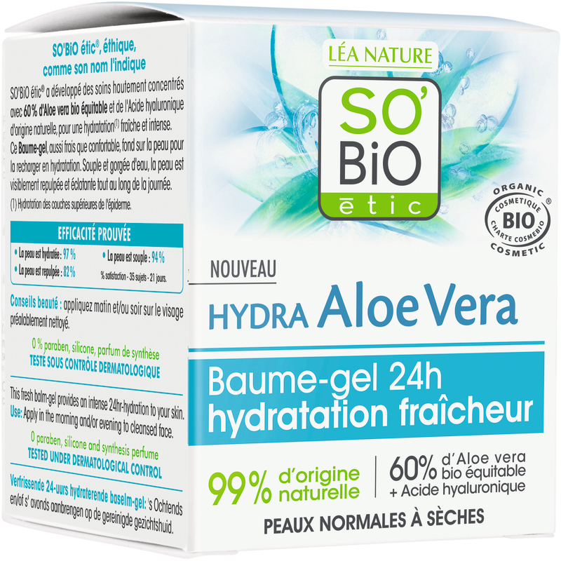 BAUME-GEL HYDRATATION FRAÎCHEUR 24H, HYDRA ALOE...