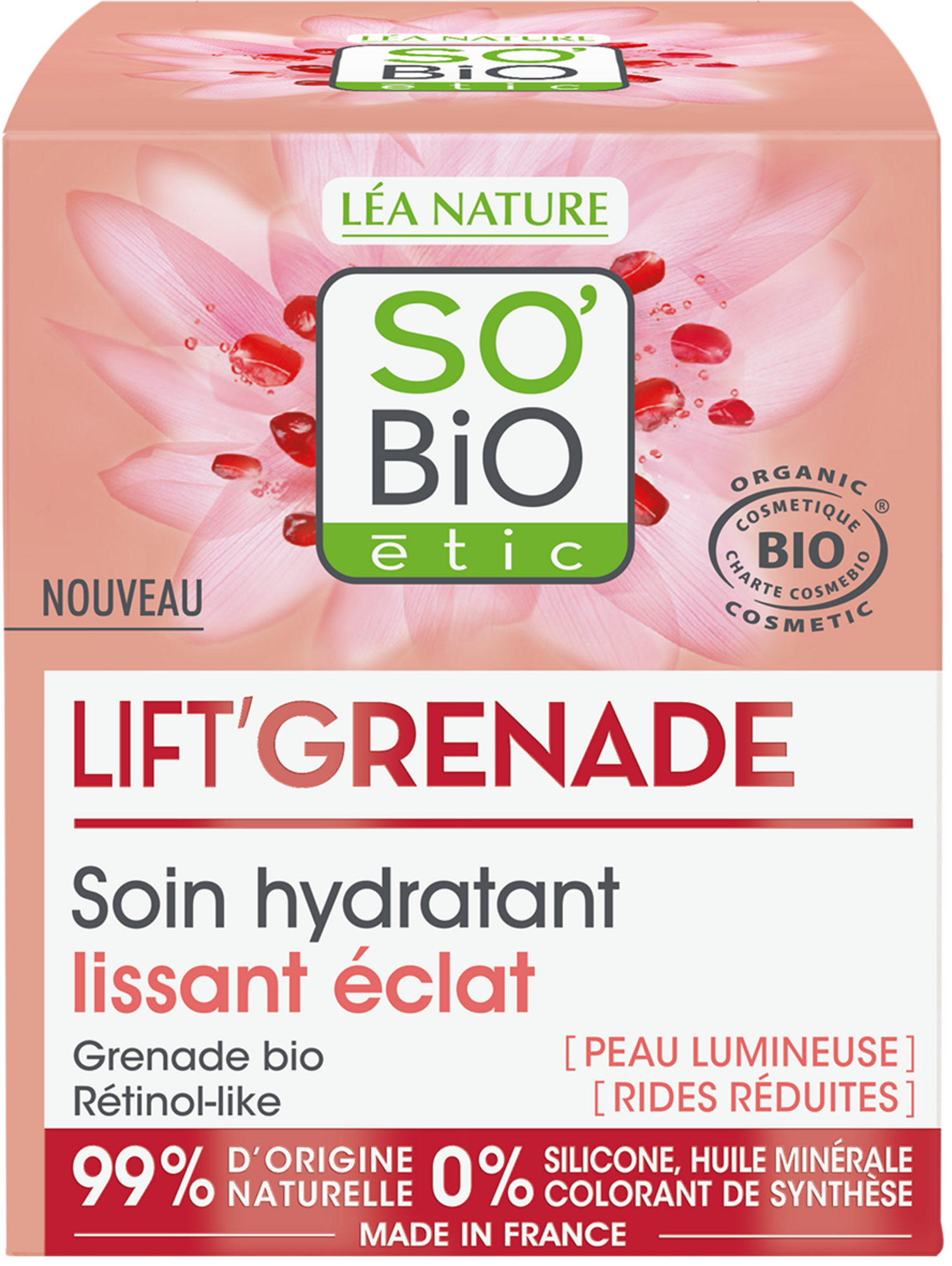 NUTRI COCO DE SO'BIO ETIC SOIN LISSANT ECLAT BIO
LIFT'GRENADE code EAN 3517360024746 