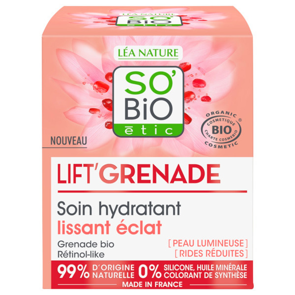  Soin Hydratant Lift' Grenade So'bio code EAN 3517360024777 