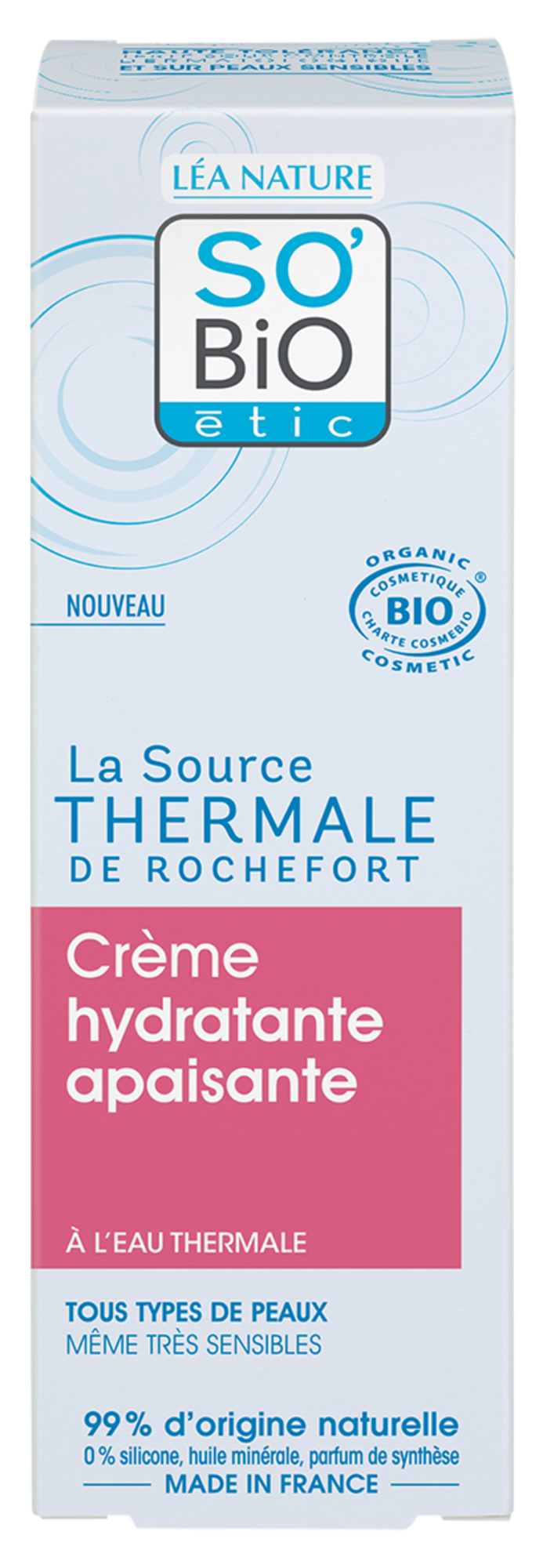 NUTRI COCO DE SO'BIO ETIC CREME VISAGE BIO
LA SOURCE THERMALE code EAN 3517360024944 