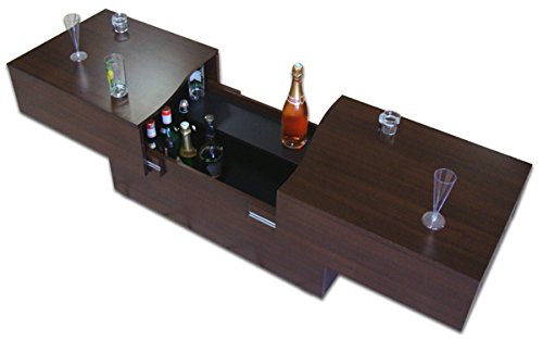 City box table basse wengé 123 x 51 x 43 cm