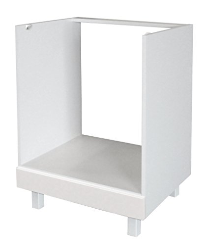 Berlenus Cf6bb armoire bas de cuisine avec four blanc haute brillance 60 x 52 x 83 cm 3519110056144 (3519110056144)