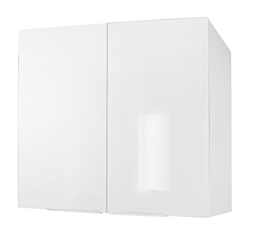 Berlenus Cp8hb armoire haut de cuisine avec 2 portes blanc haute brillance 80 x 34 x 70 cm 3519110068048 (3519110068048)
