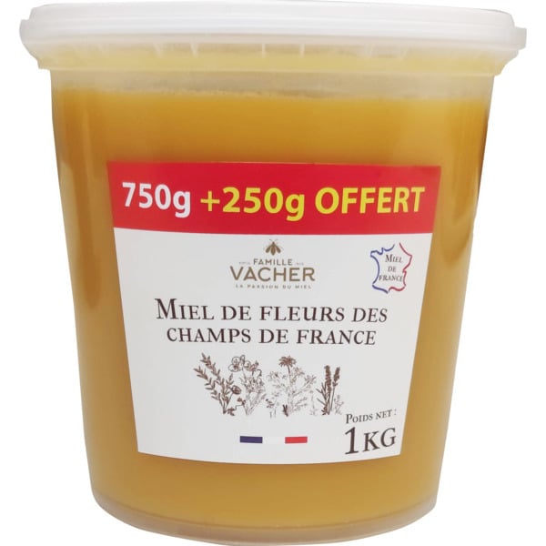  Miel De Fleurs Des Champs De France Famille Vacher code EAN 3520059922025 