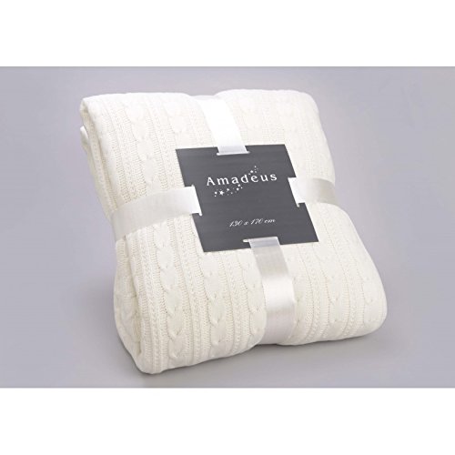 - plaid tricot mouton cocoon amadeus