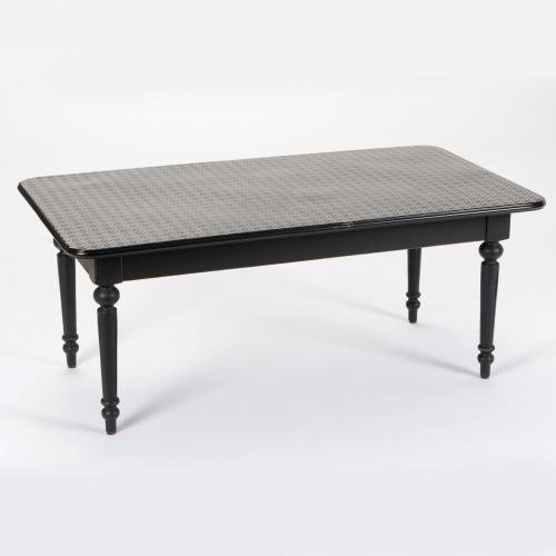 Table basse - Table basse Bistro bois noir