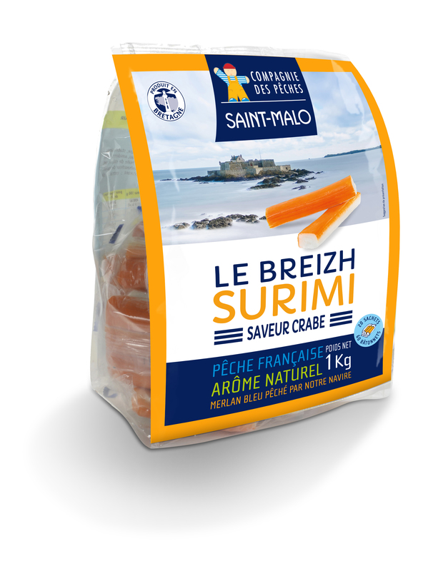 Compagnie des pêches de Saint-Malo BREIZH SURIMI Compagnie des pêches de Saint-Malo code EAN 3521045210119 