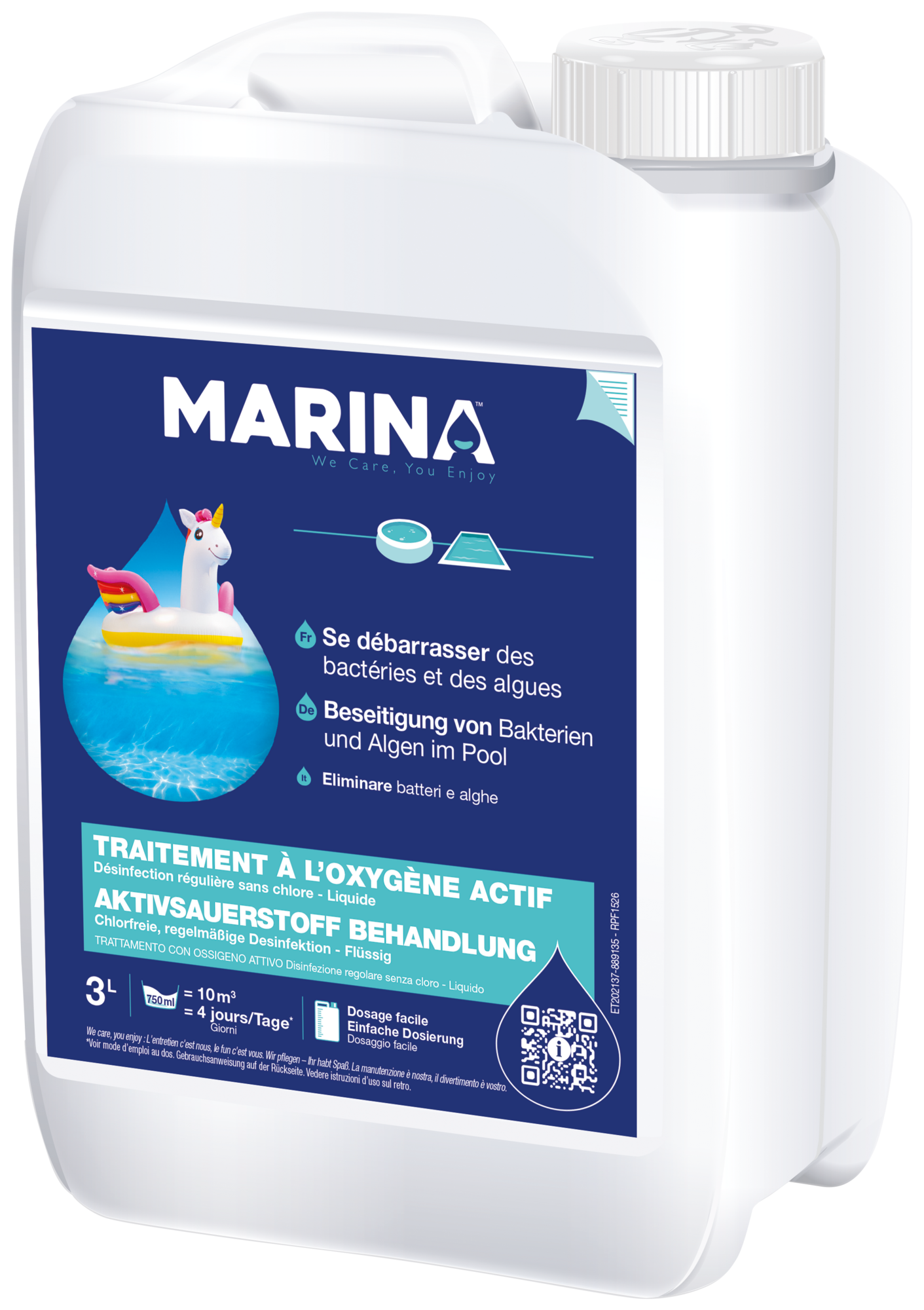 MARINA TRAITEMENT SANS CHLORE  code EAN 3521682205530 