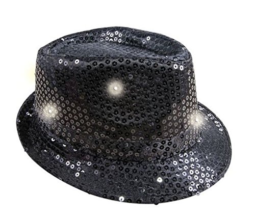 P'TIT Clown re20293 - Chapeau tissu sequins lum...