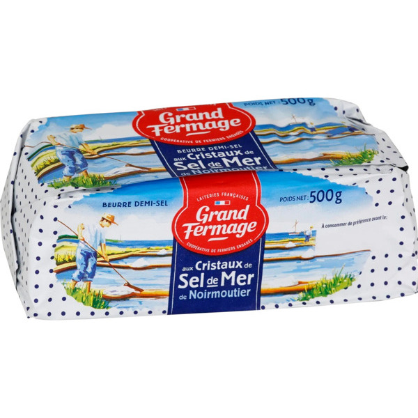  Beurre Moulé Grand Fermage Au Sel De Mer De Noirmoutier code EAN 3523230030755 