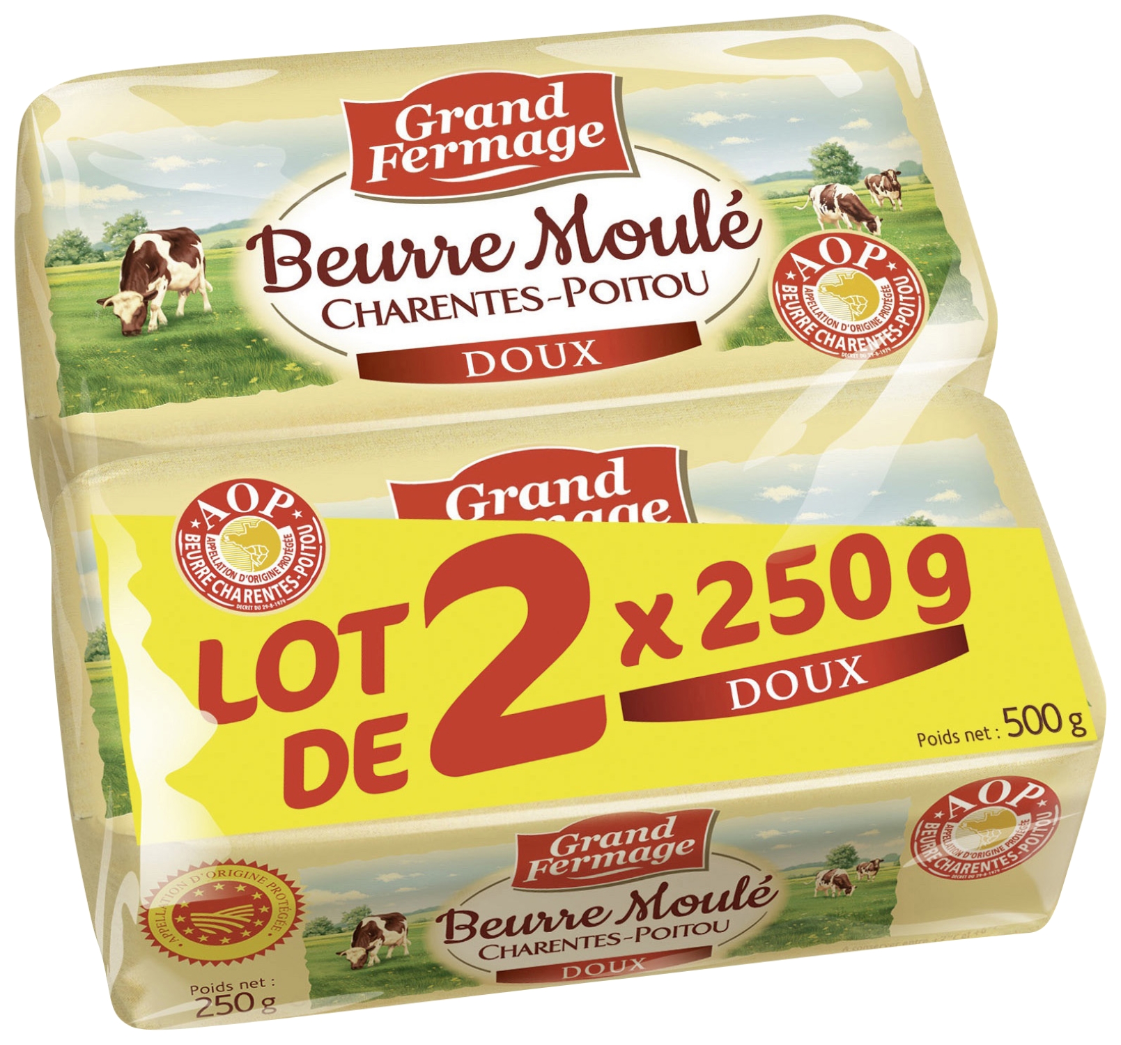Beurre Moulé doux Grand Fermage
