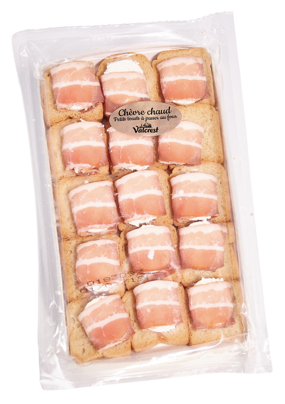 TOAST CHÈVRE LARD X 15 VALCREST