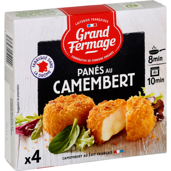  Grand Fermage Panés Au Camembert  code EAN 3523230060127 