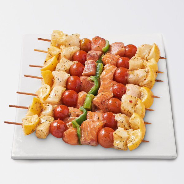 Brochette marinée au saumon et cabillaud 3523680364202 (3523680364202)