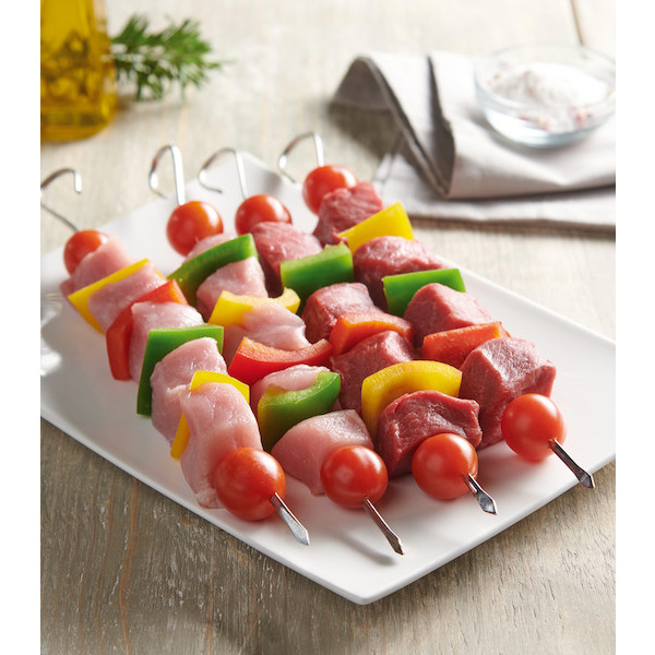  Assortiment de brochettes de bœuf et brochette de porc code EAN 3523680399167 