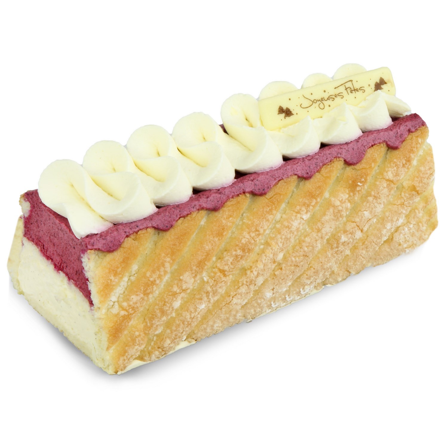 Buche vanille cassis 