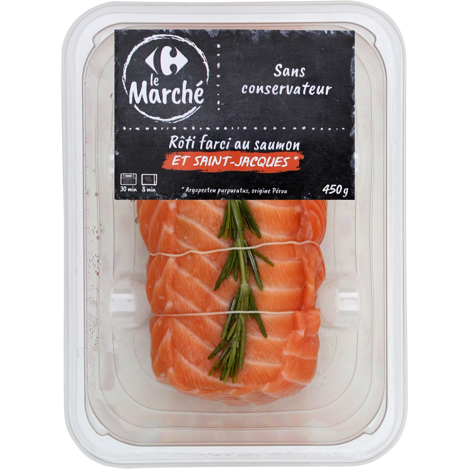 Rôti farci saumon et St-Jacques CARREFOUR LE MA...