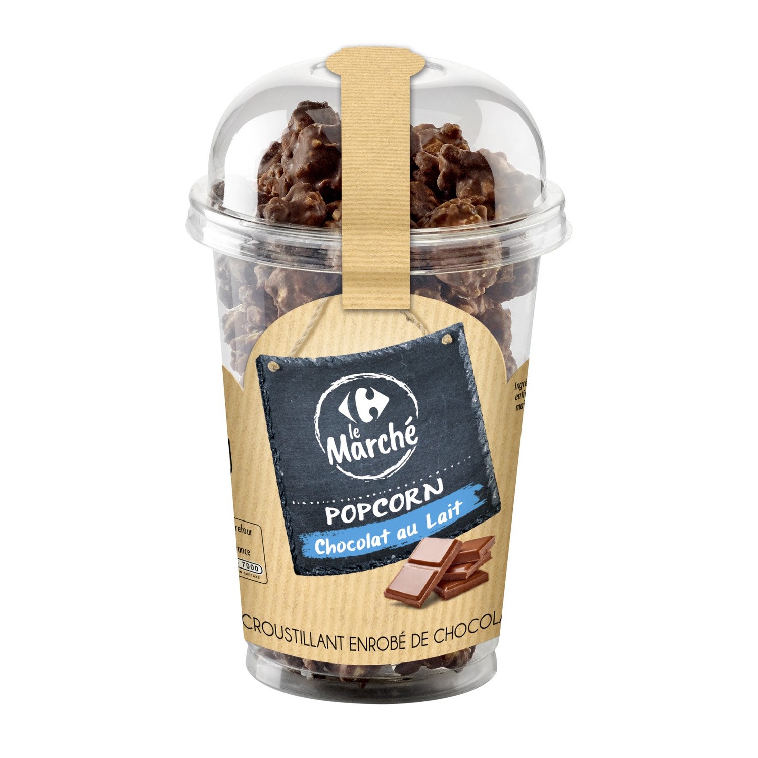 CRF LE MARCHE Popcorn chocolat au lait LE MARCHE code EAN 3523680443082 