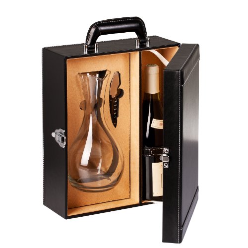 Gs111 coffret à vin finition sellier