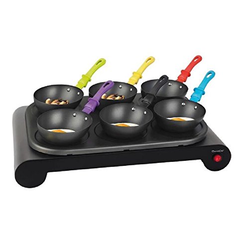 Dom200 crêpière set de 6 mini