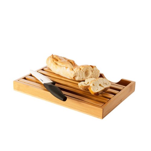 Planche à découper avec 1 couteau à pain cérami...