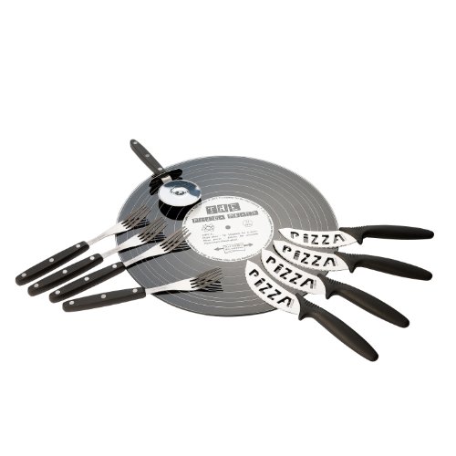 Men179 service à pizza avec ustensiles