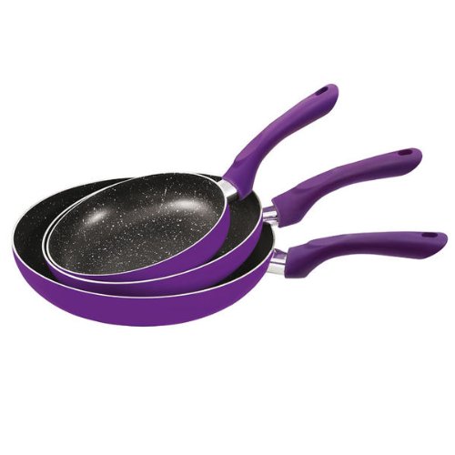 Lot de 3 poêles intérieur pierre KITCHEN ARTIST...