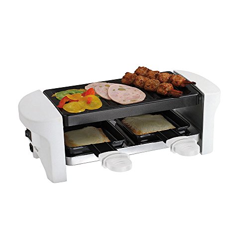 Appareil à raclette blanc 2 personnes DOC156W D...