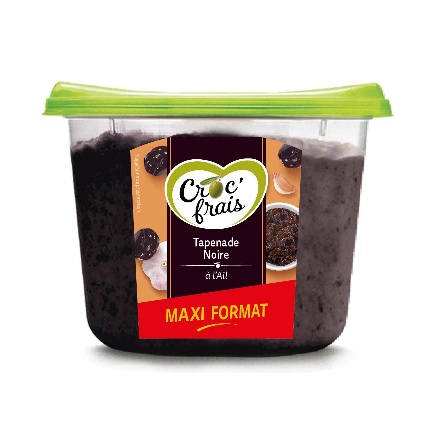 Tapenade noire à l'ail CROC'FRAIS