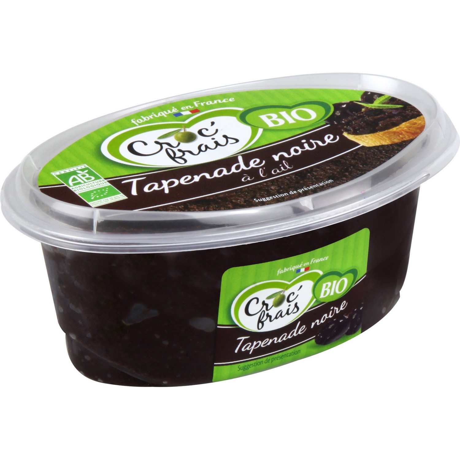 Tapenade noire bio CROC'FRAIS