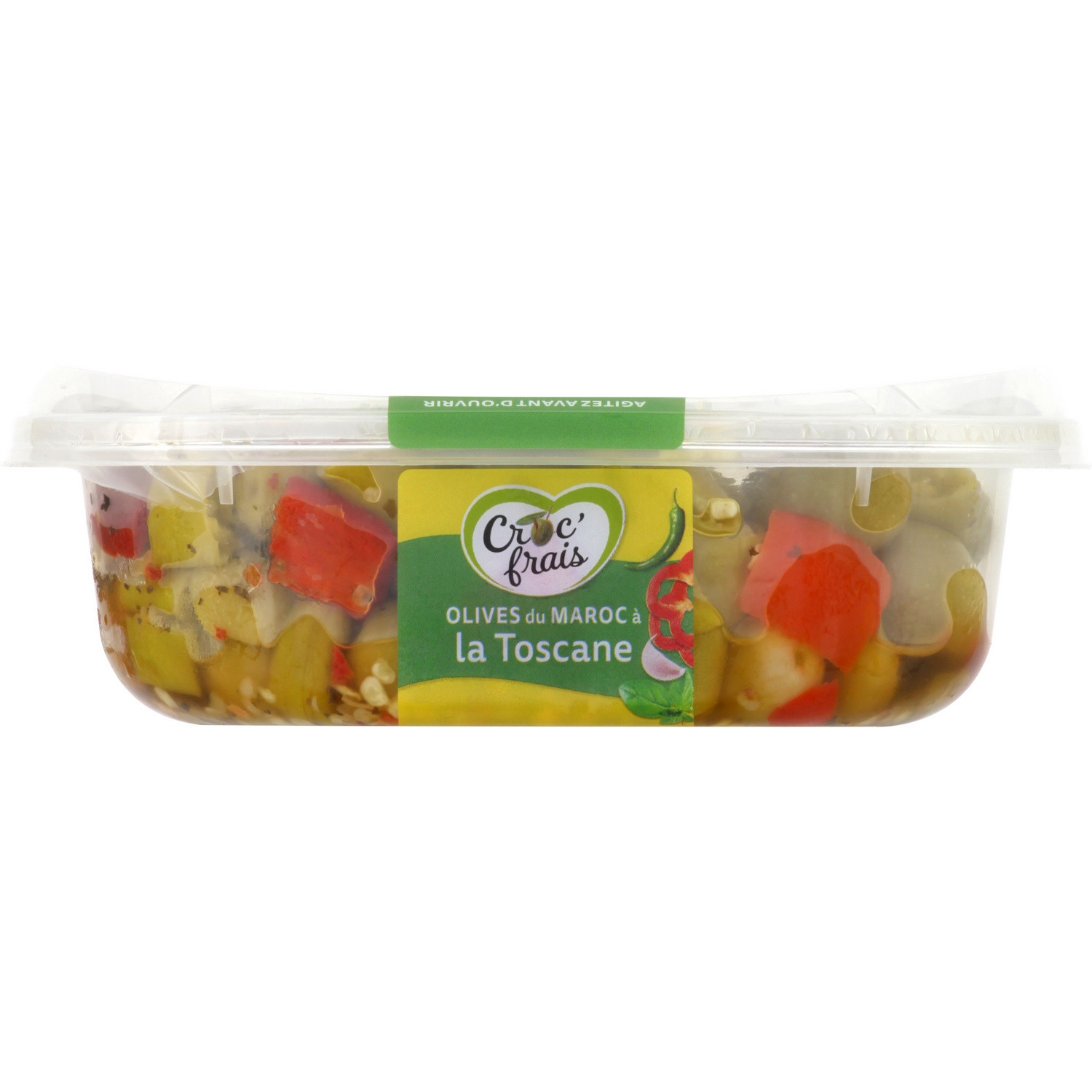 CROC FRAIS Olives vertes à la Toscane CROC'FRAIS code EAN 3524130005355 