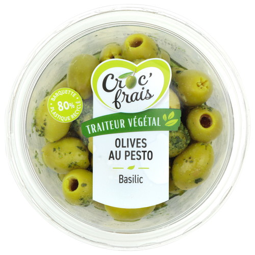 OLIVES AU PESTO ET BASILIC